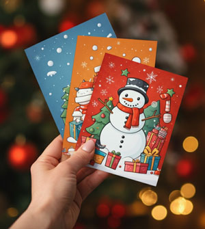 xmas cards from teachers to students