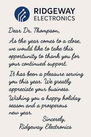 end of year business letter