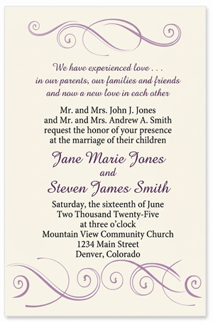 heritage casual invitation