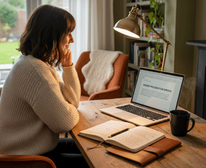 Write an outline for your award presentation speech to make giving the speech easier.