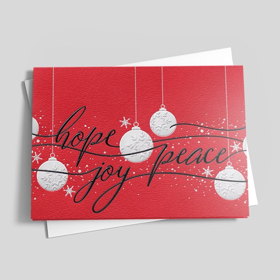 modern Christmas card