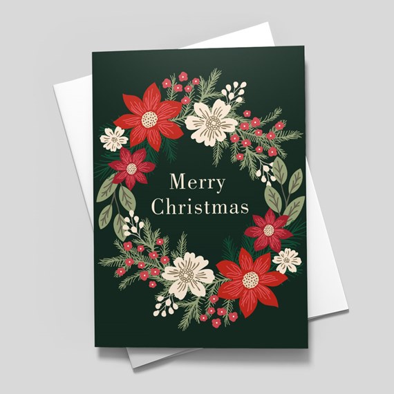 traditional Christmas card
