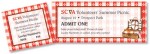 Picnic II Tear-Off Tickets by PaperDirect