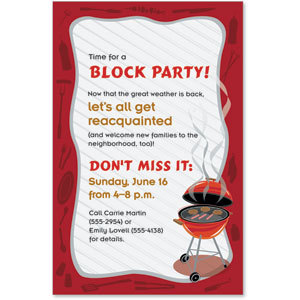 Grillin' Casual Invitations by PaperDirect