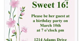 Sweet Sensation Casual Invitations