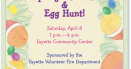 Painted Eggs Casual Invitations