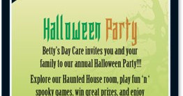 Haunted Hill Halloween Postcard Invitations