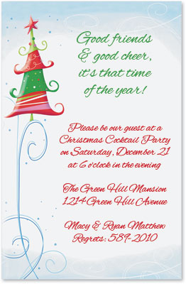 humorous holiday party invitation wording