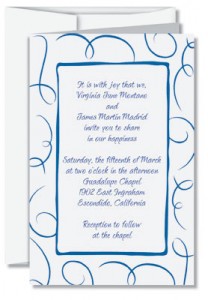 Loops Folded Invitations