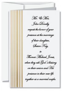 Cascade Specialty Folded Invitations