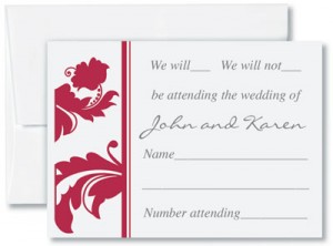 Jardin Reception Cards by PaperDirect