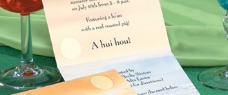 Floral Sunset Fold-Up Invitations