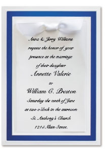 Pristine Vellum Specialty Layered Invitations