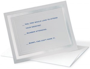 Wedding Invitations - Response Cards and Their Wording ...