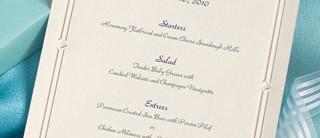 Estate Flat Menu Cards