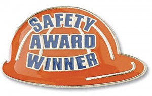 Safety Award Winner Recognition Pin