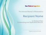 Sea Glass Modern Certificates by PaperDirect