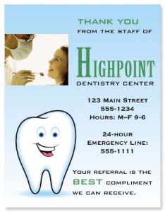 Smiling Tooth Large Magnets by PaperDirect