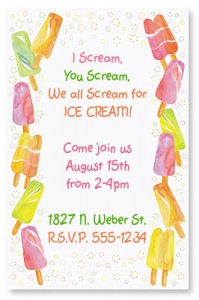 Summer Sweets Casual Invitations
