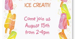 Summer Sweets Casual Invitations