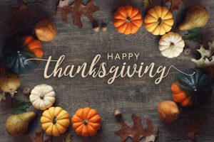 Thanksgiving card for marketing