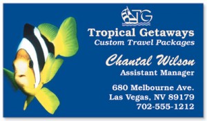 Tropical Fish Business Cards