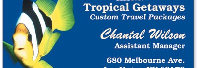 Tropical Fish Business Cards