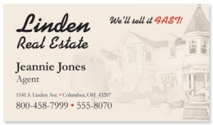Victorian House Business Cards