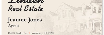 Victorian House Business Cards