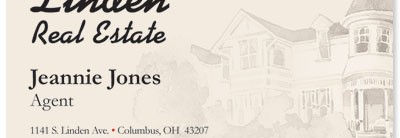 Victorian House Business Cards