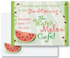 Watermelon Party Postcard by PaperDirect