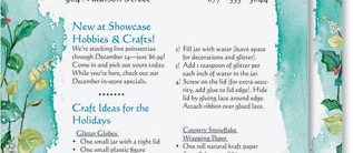 Winter Rose Frost Newsletters by PaperDirect