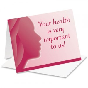 Pink Woman Profile NoteCards by PaperDirect