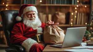 Santa theme for cubicles
