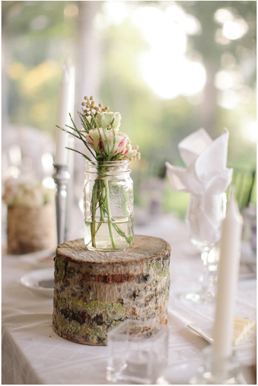 canning jar centerpiece 