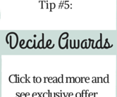 Christmas Recognition Tip #5 - Decide Awards