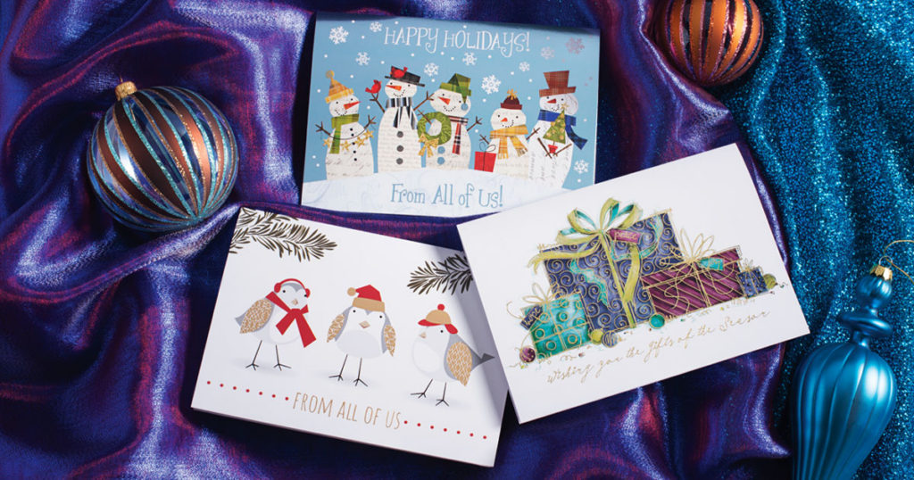 Holiday Greeting cards modern