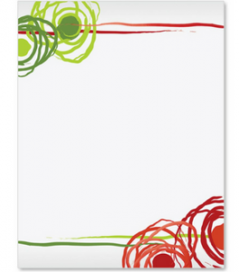 modern christmas border paper 