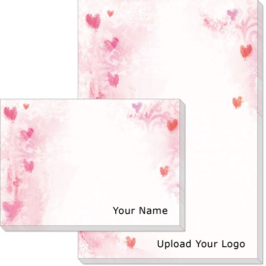 heart drops post-its