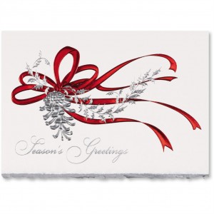 Pine cone Foil Greeting Card