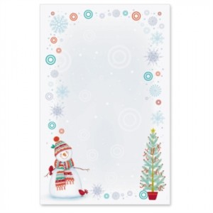 Snowman invitations 