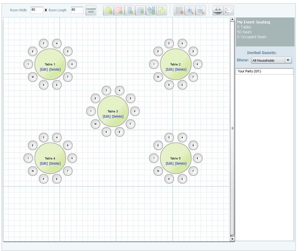 Wedding Table Seating Chart Excel